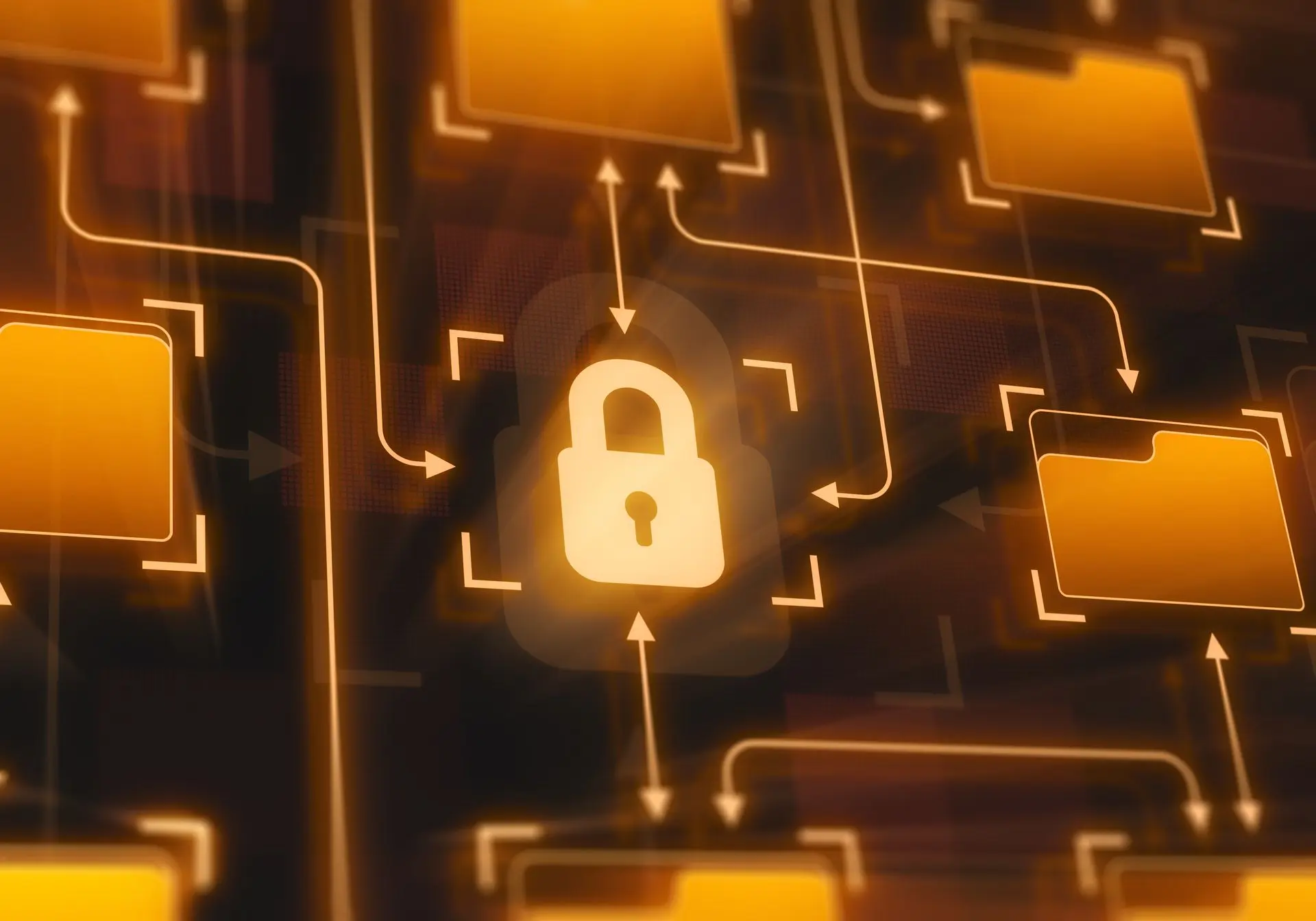 Digital image with a lock